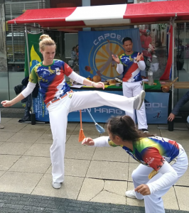Capoeira op het cultureel zomerfestifal in Voorburg